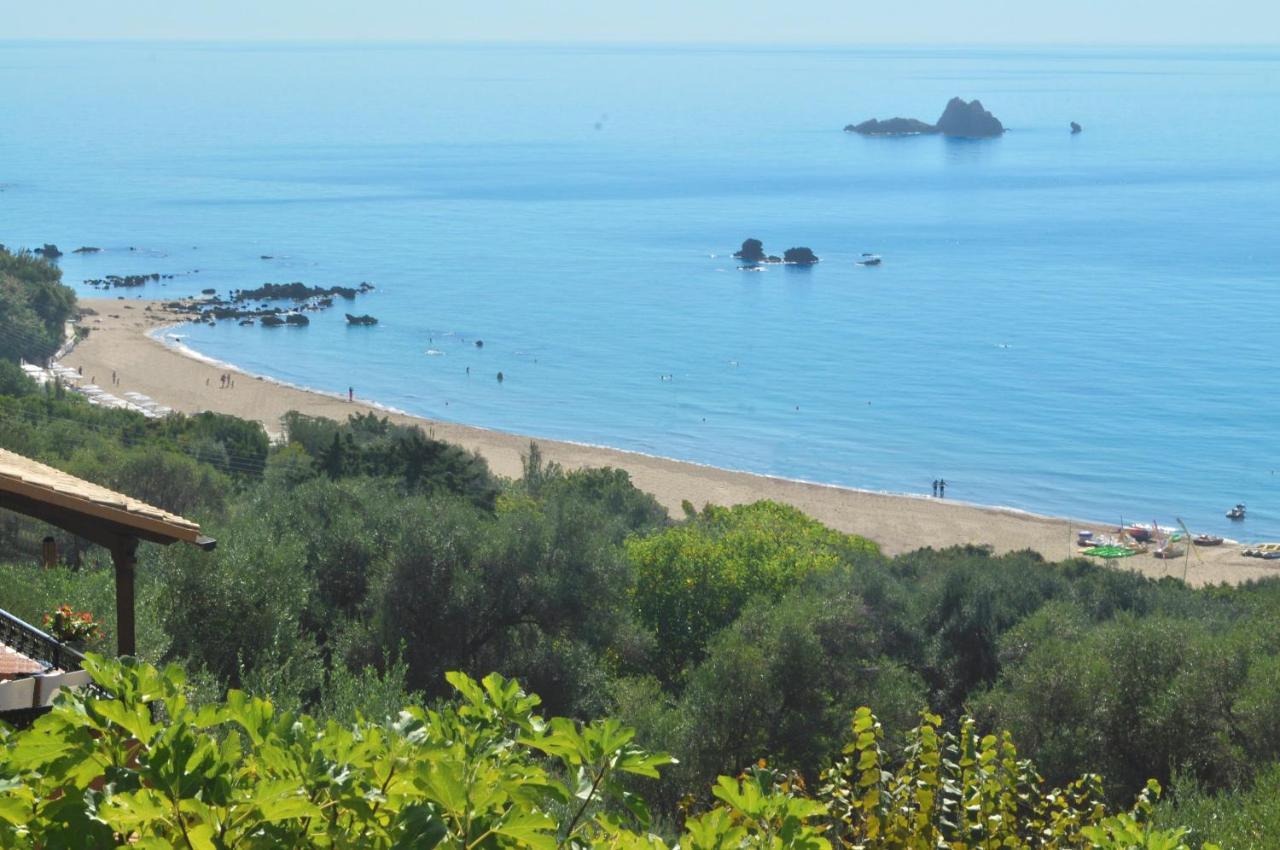 Luxury Loft Apartment With Pool - Pelekas Beach, Corfu Exterior foto